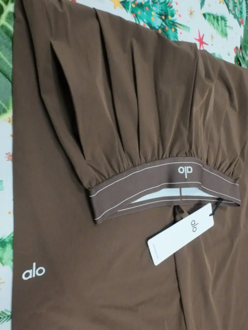 ALO Yoga Suit Up Trouser☕Espresso Color Wide-Leg Pants 30